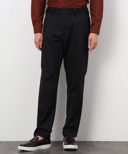 COMME CA COMMUNE(コムサコミューン)の「【セットアップ対応】ストレッチポンチ セットアップ パンツ(スラックス・メンズ・ブラック/ネイビー/チャコール/ネイビー系・MEDIUM/LARGE/SMALL)」の3枚目の写真