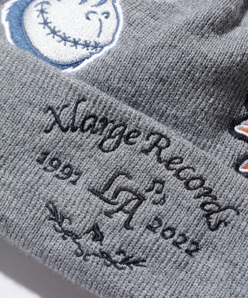 XLARGE（エクストララージ）の「XL LABEL SOUVENIR BEANIE（ニットキャップ/ビーニー・メンズ・ブラック/グレー・ONE SIZE）」の4枚目の写真