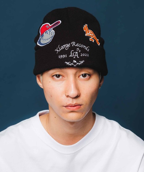 XLARGE（エクストララージ）の「XL LABEL SOUVENIR BEANIE（ニットキャップ/ビーニー・メンズ・ブラック/グレー・ONE SIZE）」の20枚目の写真