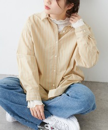 PUAL CE CIN | 先染ストライプシャツブラウス(シャツ/ブラウス)