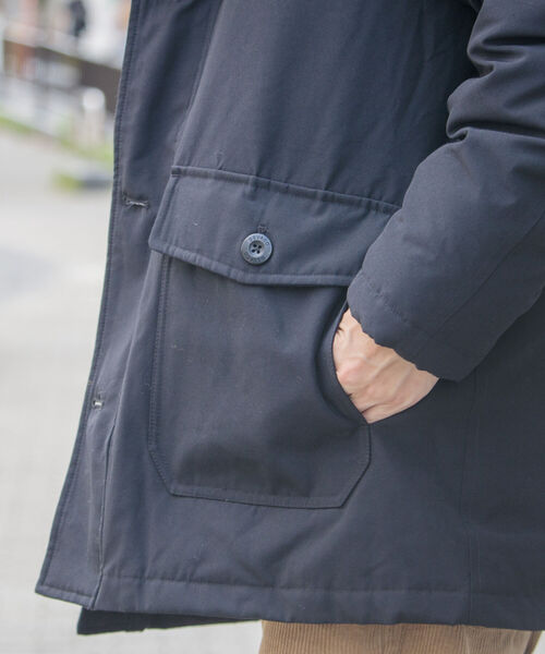 GEVACO（ゲバコ）の「【GEVACO/ゲバコ】ミドルダウンジャケット（ダウンジャケット/コート・メンズ・ブラック/カーキ・S/M/L）」の5枚目の写真