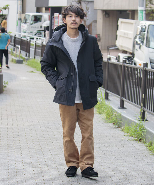 GEVACO（ゲバコ）の「【GEVACO/ゲバコ】ミドルダウンジャケット（ダウンジャケット/コート・メンズ・ブラック/カーキ・S/M/L）」の10枚目の写真