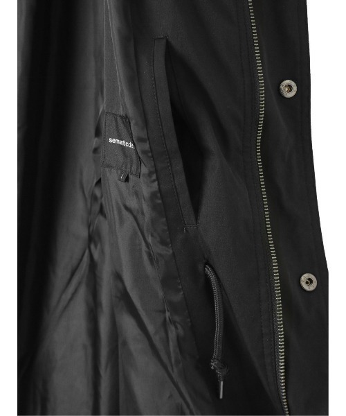 semantic design（セマンティックデザイン）の「セマンティックデザイン NOISE モッズコート（モッズコート・メンズ・ホワイト/ブラック・LARGE/X-LARGE/MEDIUM）」の12枚目の写真