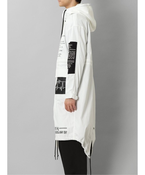 semantic design（セマンティックデザイン）の「セマンティックデザイン NOISE モッズコート（モッズコート・メンズ・ホワイト/ブラック・LARGE/X-LARGE/MEDIUM）」の20枚目の写真