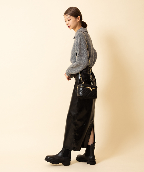 U by SPICK&SPAN(ユーバイスピックアンドスパン)の「【TRICOT JEAN MARC/トリコット ジーン マルク】 カラーニットプルオーバー(ニット/セーター・レディース・ライトグレー/ベージュ・FREE)」の4枚目の写真