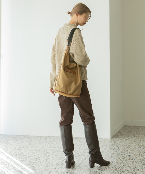 U by SPICK&SPAN(ユーバイスピックアンドスパン)の「【TRICOT JEAN MARC/トリコット ジーン マルク】 カラーニットプルオーバー(ニット/セーター・レディース・ライトグレー/ベージュ・FREE)」の11枚目の写真