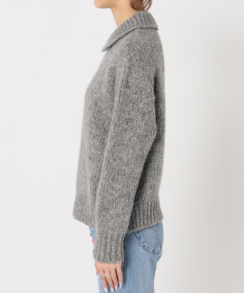U by SPICK&SPAN(ユーバイスピックアンドスパン)の「【TRICOT JEAN MARC/トリコット ジーン マルク】 カラーニットプルオーバー(ニット/セーター・レディース・ライトグレー/ベージュ・FREE)」の22枚目の写真