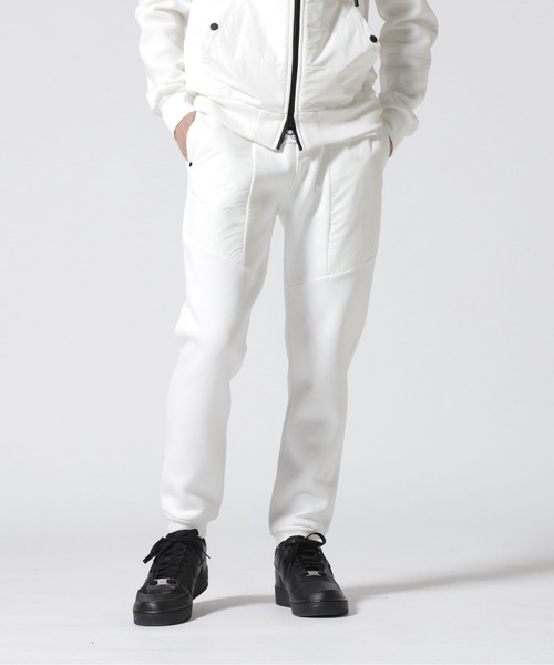 P.M.D.S.（ピー エム ディー エス）の「P.M.D.S./ピー エム ディー エス/GAUBERT切り替えスウェットパンツ（スウェットパンツ・メンズ・ホワイト/ブラック・M/S）」の2枚目の写真