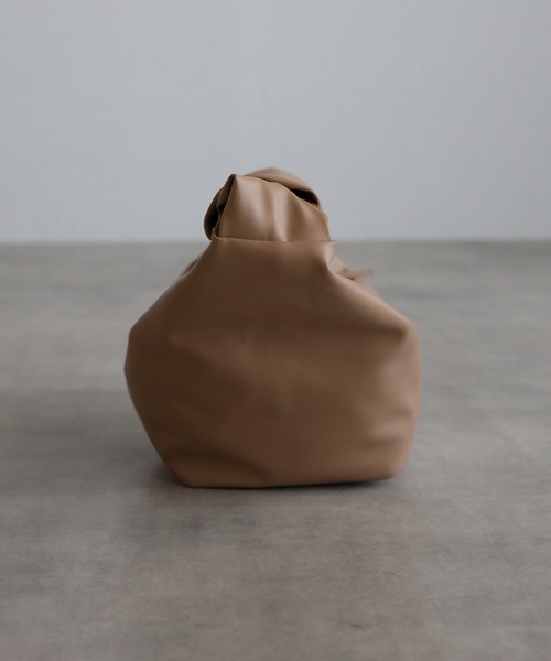 Bonjour Sagan（ボンジュールサガン）の「ダブルノットバッグ（ハンドバッグ・レディース・ブラック/ブラウン/ベージュ・FREE）」の17枚目の写真