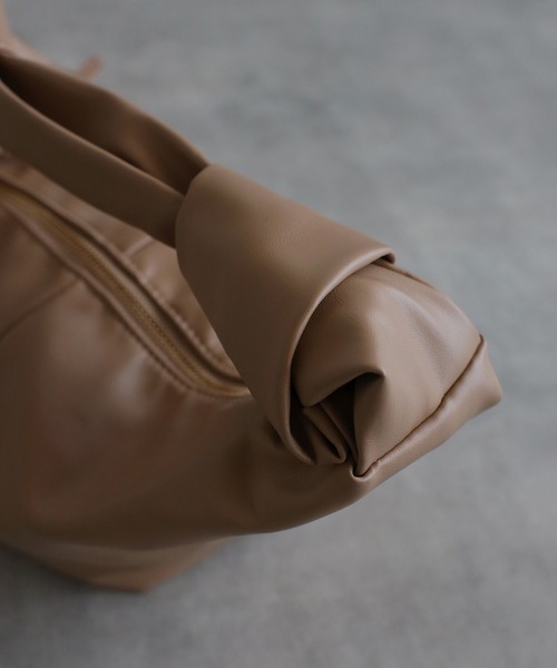 Bonjour Sagan（ボンジュールサガン）の「ダブルノットバッグ（ハンドバッグ・レディース・ブラック/ブラウン/ベージュ・FREE）」の20枚目の写真