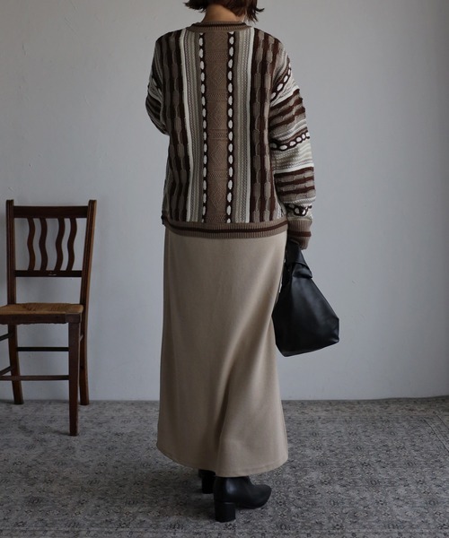 Bonjour Sagan（ボンジュールサガン）の「ダブルノットバッグ（ハンドバッグ・レディース・ブラック/ブラウン/ベージュ・FREE）」の8枚目の写真