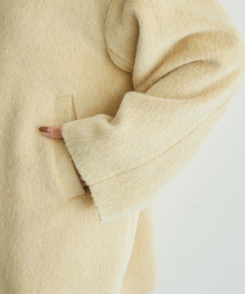ROPE'（ロペ）の「アルパカシャギージップハーフコート（その他