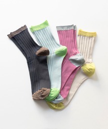 TRICOTE トリコテ / SEE-THROUGH RIBSOCKS / TR91SO045