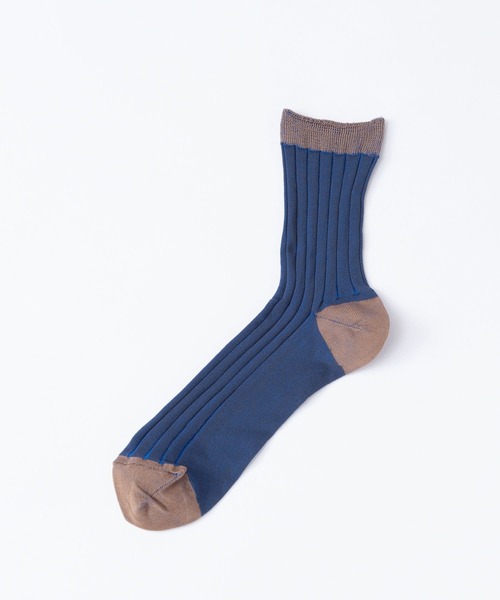 Tricote(トリコテ)の「TRICOTE トリコテ / SEE-THROUGH RIBSOCKS / TR91SO045(ソックス/靴下・レディース・ライトグレー/ベージュ/イエロー・23cm~25cm)」の9枚目の写真
