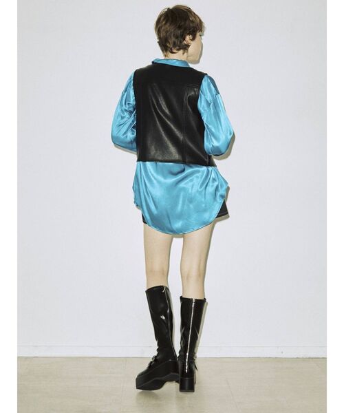 jouetie（ジュエティ）の「ローファーロングブーツ（ブーツ・レディース・ブラウン/ブラック・M/L）」の14枚目の写真