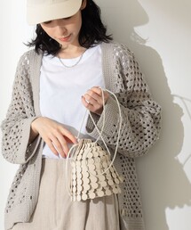 Demi-Luxe BEAMS | MARY AL TERNA / カットワーク ショルダーバッグ(ショルダーバッグ)