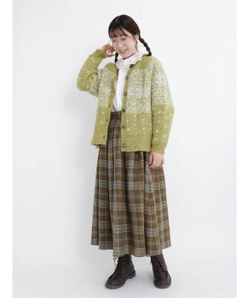 Samansa Mos2(サマンサ モスモス)の「フリルカラーブラウス(シャツ/ブラウス・レディース・チャコール/ブルー/オフホワイト/ブラック・フリ-)」の14枚目の写真