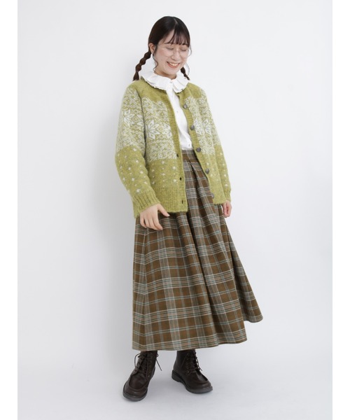 Samansa Mos2(サマンサ モスモス)の「フリルカラーブラウス(シャツ/ブラウス・レディース・チャコール/ブルー/オフホワイト/ブラック・フリ-)」の15枚目の写真