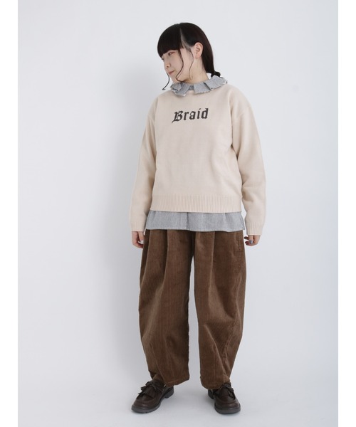 Samansa Mos2(サマンサ モスモス)の「フリルカラーブラウス(シャツ/ブラウス・レディース・チャコール/ブルー/オフホワイト/ブラック・フリ-)」の6枚目の写真