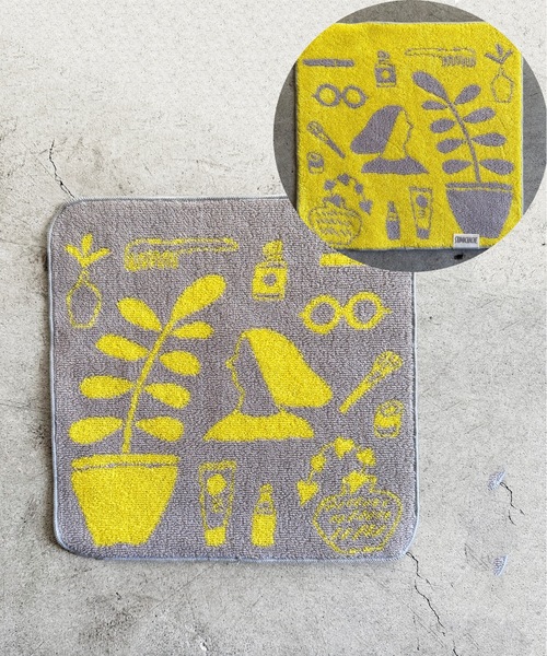 EC:JACQUASRD TOWEL HANDKERCHIEF ストマックエイク ジャガードタオル