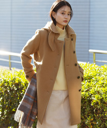 URBAN RESEARCH DOORS（アーバンリサーチドアーズ）の「ショールカラー2WAYロングコート（ステンカラーコート）」