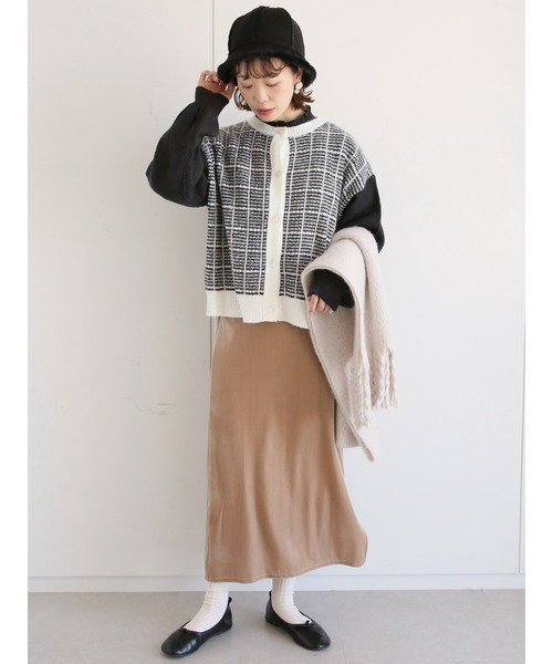 ehka sopo（エヘカソポ）の「後ろ開きフリルブラウス（シャツ/ブラウス・レディース・キナリ/オフホワイト/ブラック/グレー・ﾌﾘ-）」の13枚目の写真