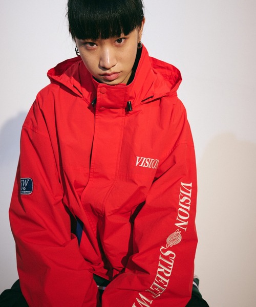 VISION STREET WEAR（ヴィジョンストリートウェア）の「【VISION STREET WEAR】スケーターズジャケット（ブルゾン・レディース・ブラック/グリーン系1/レッド/アイボリー/パープル系1/グリーン/イエロー系1/ホワイト系1・LARGE/MEDIUM/X-LARGE）」の8枚目の写真