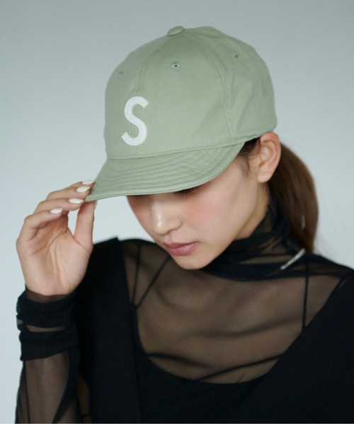 FREE'S MART（フリーズマート）の「◆ロゴショートキャップ（キャップ・レディース・グリーン/ベージュ/ブラック・ﾌﾘ-）」の12枚目の写真