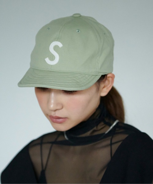 FREE'S MART（フリーズマート）の「◆ロゴショートキャップ（キャップ・レディース・グリーン/ベージュ/ブラック・ﾌﾘ-）」の14枚目の写真