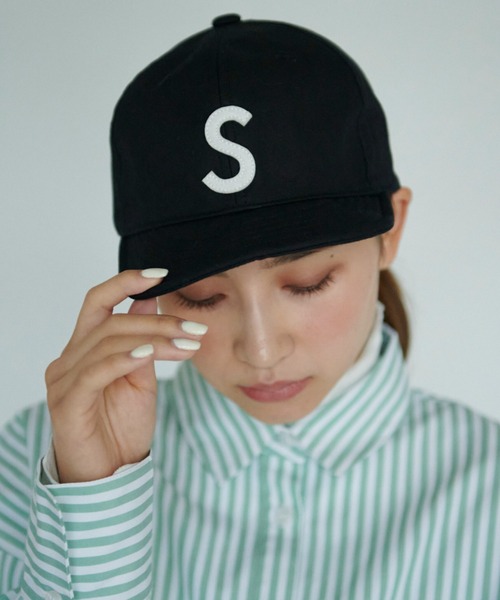 FREE'S MART（フリーズマート）の「◆ロゴショートキャップ（キャップ・レディース・グリーン/ベージュ/ブラック・ﾌﾘ-）」の15枚目の写真