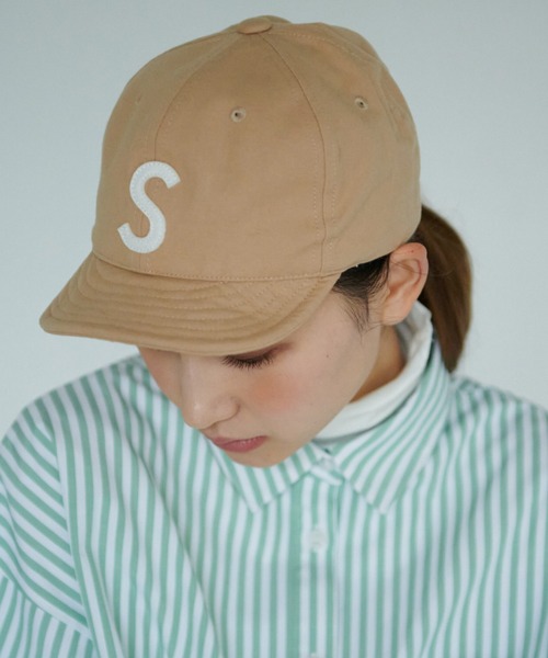 FREE'S MART（フリーズマート）の「◆ロゴショートキャップ（キャップ・レディース・グリーン/ベージュ/ブラック・ﾌﾘ-）」の16枚目の写真