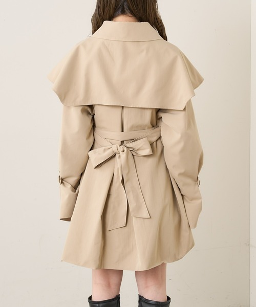 Chico（チコ）の「【REVIVAL/WEB限定】襟取り外しﾐﾄﾞﾙ丈ﾄﾚﾝﾁｺｰﾄ（トレンチコート・レディース・ベージュ/アイボリー・FREE）」の17枚目の写真