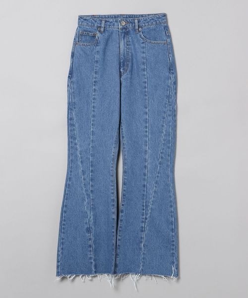 JEANASIS（ジーナシス）の「キリカエフレアデニムパンツ/186025