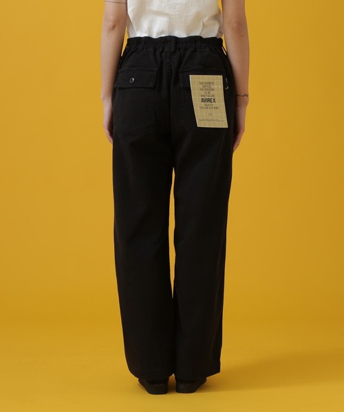 AVIREX（アヴィレックス）の「BAKER SEMI STRAIGHT PANTS/ ベイカーセミストレートパンツ（その他パンツ・レディース・ベージュ/オリーブ系/ブラック・M/S）」の18枚目の写真