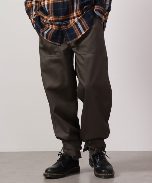 Jungle Storm(ジャングルストーム)の「JUNGLE STORM 裾タブ付きベイカーパンツ(その他パンツ・メンズ・ブラウン/オリーブ/ブラック・M/L)」の3枚目の写真