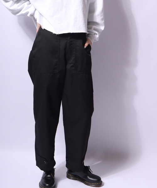 Jungle Storm(ジャングルストーム)の「JUNGLE STORM 裾タブ付きベイカーパンツ(その他パンツ・メンズ・ブラウン/オリーブ/ブラック・M/L)」の7枚目の写真