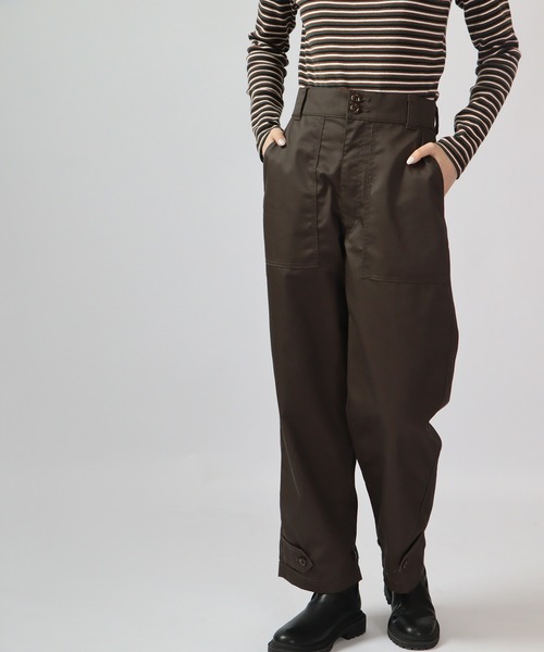 Jungle Storm(ジャングルストーム)の「JUNGLE STORM 裾タブ付きベイカーパンツ(その他パンツ・メンズ・ブラウン/オリーブ/ブラック・M/L)」の19枚目の写真