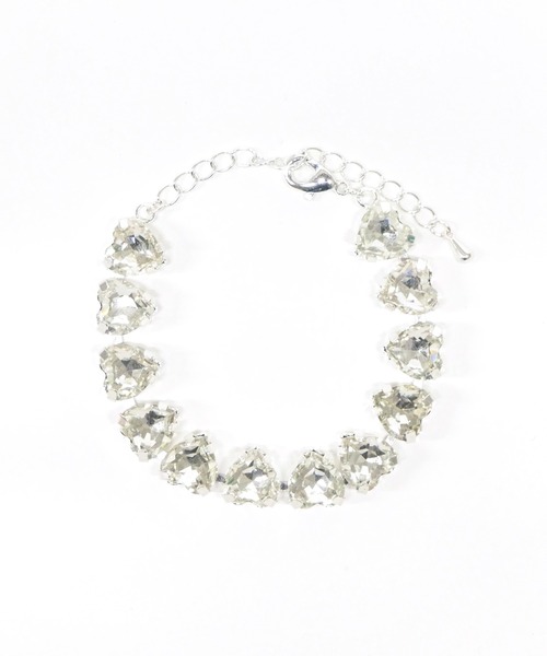 Casselini（キャセリーニ）の「Casselini(キャセリーニ)ハートビジューブレスレット（ブレスレット・レディース・グリーン/クリア/ブラック・FREE）」の16枚目の写真