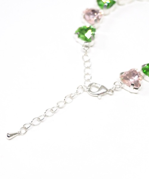 Casselini（キャセリーニ）の「Casselini(キャセリーニ)ハートビジューブレスレット（ブレスレット・レディース・グリーン/クリア/ブラック・FREE）」の18枚目の写真