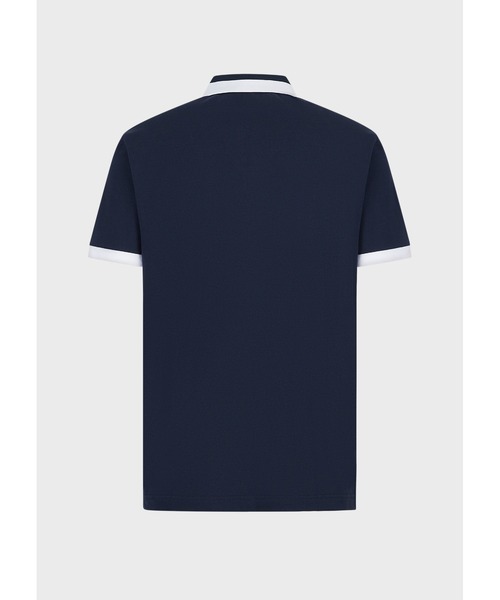 EMPORIO ARMANI EA7（エンポリオアルマーニイーエーセブン）の「【エンポリオ アルマーニ EA7】Golf Club ポロシャツ ストレッチコットン（ポロシャツ・メンズ・ネイビー/ホワイト・SMALL/X-LARGE/MEDIUM/X-SMALL/LARGE/XX-LARGE）」の6枚目の写真