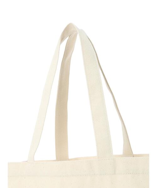 Maison de FLEUR（メゾンドフルール）の「ブランドロゴ刺繍スクエアトートバッグ（トートバッグ・レディース・ブラック/ライトピンク/ピンク・FREE）」の11枚目の写真