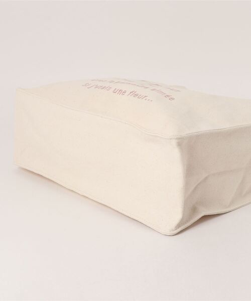 Maison de FLEUR（メゾンドフルール）の「ブランドロゴ刺繍スクエアトートバッグ（トートバッグ・レディース・ブラック/ライトピンク/ピンク・FREE）」の14枚目の写真