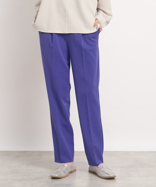 DRESKIP(ドレスキップ)の「◆ストレッチ テーパードパンツ(その他パンツ・レディース・ライトブルー/ベージュ/ブラック/レモンイエロー・03/04/02)」の1枚目の写真