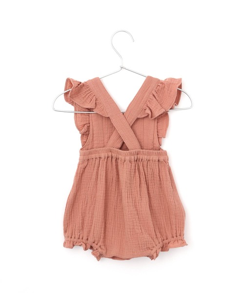 MAKE YOUR DAY（メイクユアデイ）の「Wガーゼフリルロンパース（ロンパース・キッズ・アイボリー/ピンク/モカ・80/70）」の13枚目の写真