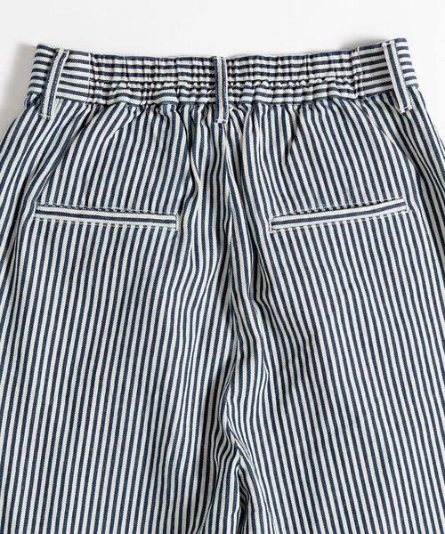 MUHET（ミュエータ）の「【セットアップ可能】ヒッコリーバルーンパンツ（デニムパンツ・レディース・ネイビー・MEDIUM/X-LARGE/SMALL）」の8枚目の写真