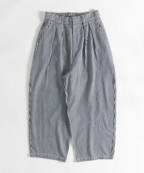 MUHET（ミュエータ）の「【セットアップ可能】ヒッコリーバルーンパンツ（デニムパンツ・レディース・ネイビー・MEDIUM/X-LARGE/SMALL）」の19枚目の写真