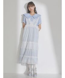 merry jenny | チュールフリルレイヤードワンピース(ワンピース)
