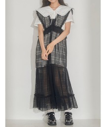 merry jenny | チュールフリルレイヤードワンピース(ワンピース)