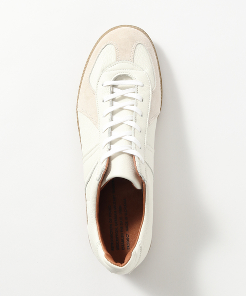 REPRODUCTION OF FOUND（リプロダクションオブファウンド）の「【REPRODUCTION OF FOUND】GERMANMILITARY TRAINER（スニーカー・メンズ・ホワイト・41/42/43）」の6枚目の写真