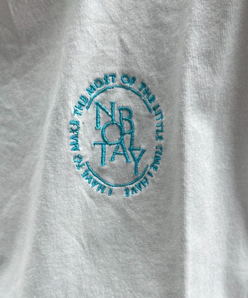 feepur（フェピュール）の「エンブロイダリーロゴカラーTee（Tシャツ/カットソー・レディース・チャコールグレー/オフホワイト/グリーン/ピンク/ネイビー・MEDIUM）」の21枚目の写真